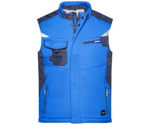 James & Nicholson Winter Softshellweste JN825 royal/navy