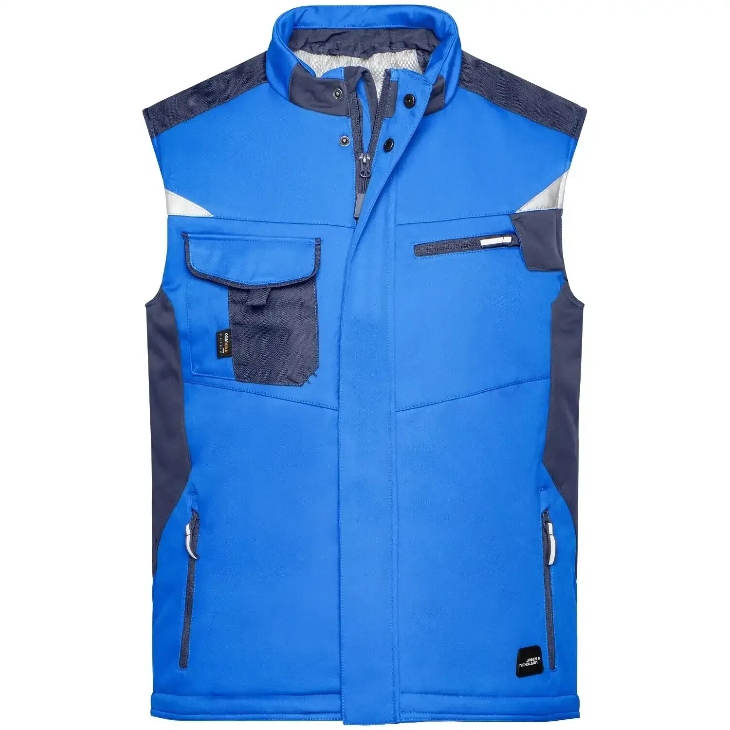 James & Nicholson Winter Softshellweste JN825 royal/navy