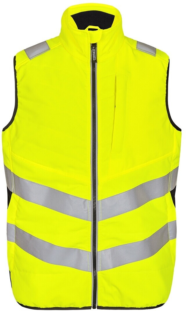 ENGEL Zip-In Warnschutz Steppweste 5159-158 Safety Kl. 1 gelb/schwarz