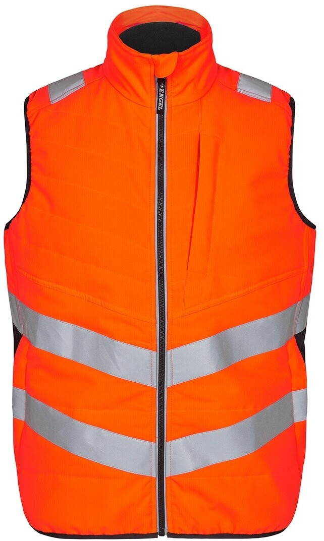 ENGEL Zip-In Warnschutz Steppweste 5159-158 Safety Kl. 1 orange/grau