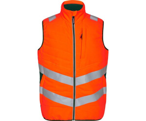 ENGEL Zip-In Warnschutz Steppweste 5159-158 Safety Kl. 1 orange/grün