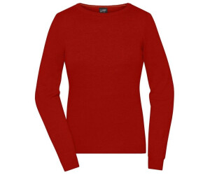 James & Nicholson Damen Pullover JN1313 red