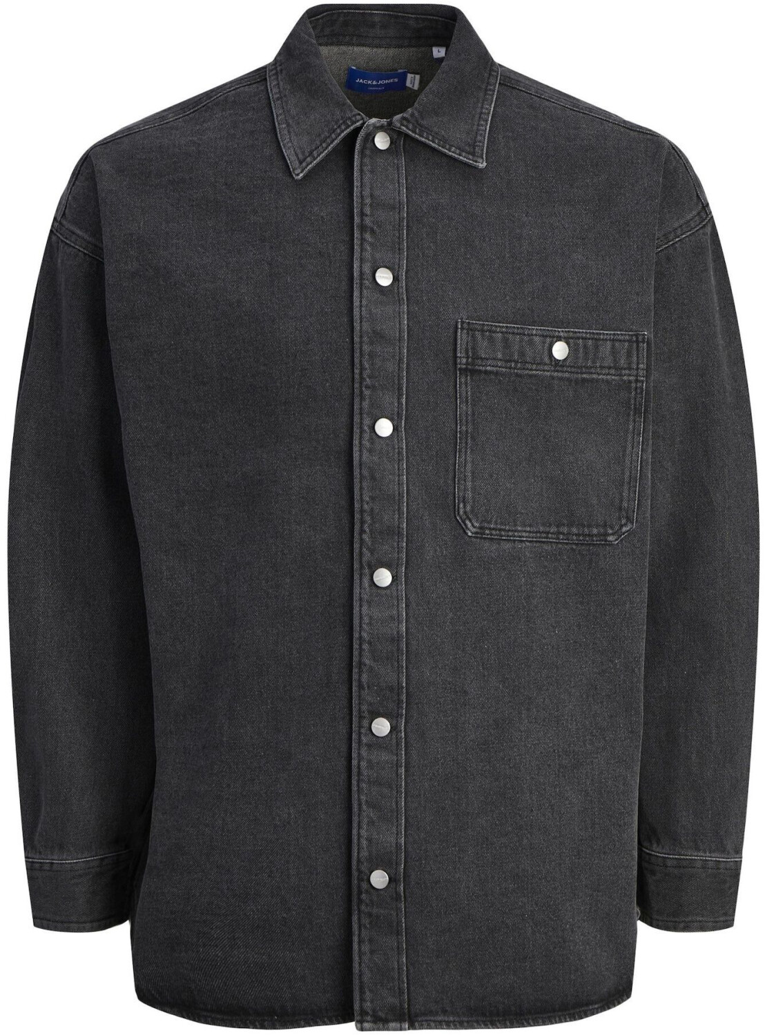 Jack & Jones Jorsantorini Denim Overshirt Ls Sn (12250602) black denim