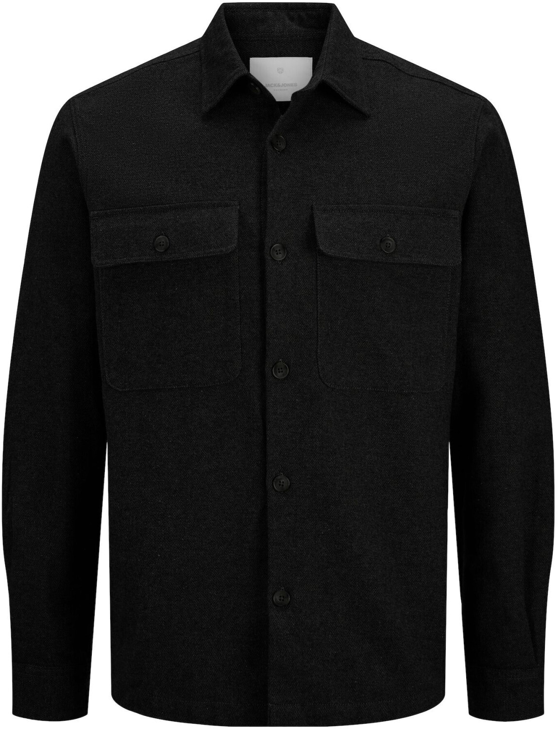 Jack & Jones Jprraymond Melange Solid Ls Overshirt Sn (12263645) black beauty