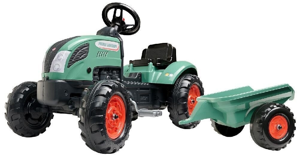 Falk Tracteur Farm Lander avec remorque 2 ans vert vintage (2054L)