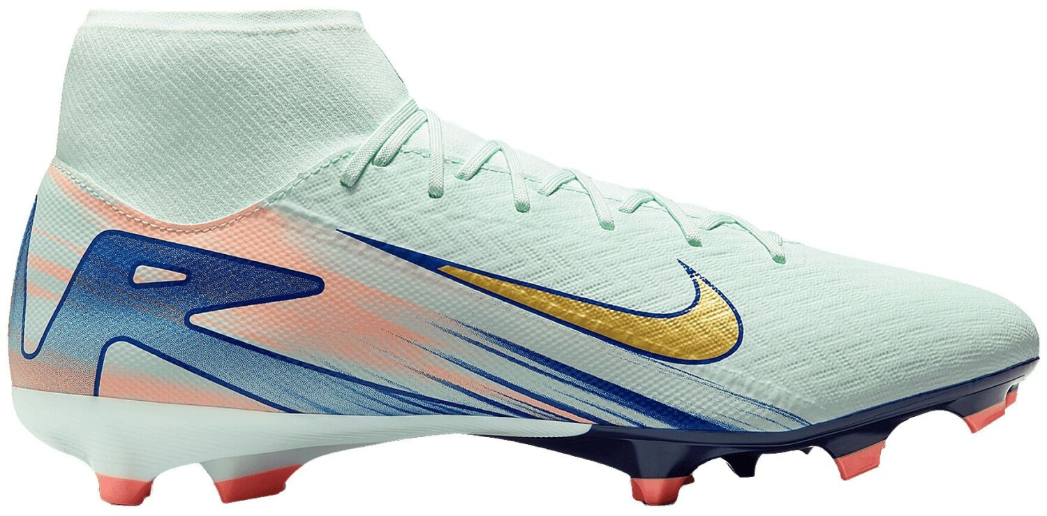Nike Superfly 10 Academy Mercurial Dream Speed MG High-Top (FZ1380-300) barely green/crimson pulse/metallic gold coin