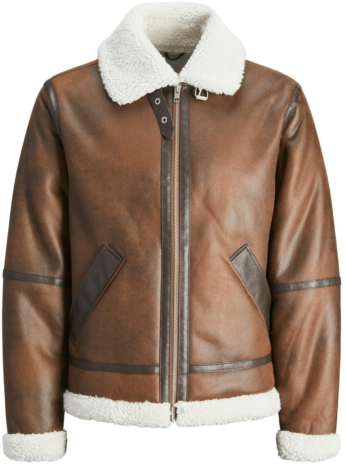Jack & Jones Jorcole Aviator Jacket (12261819) chocolate brown