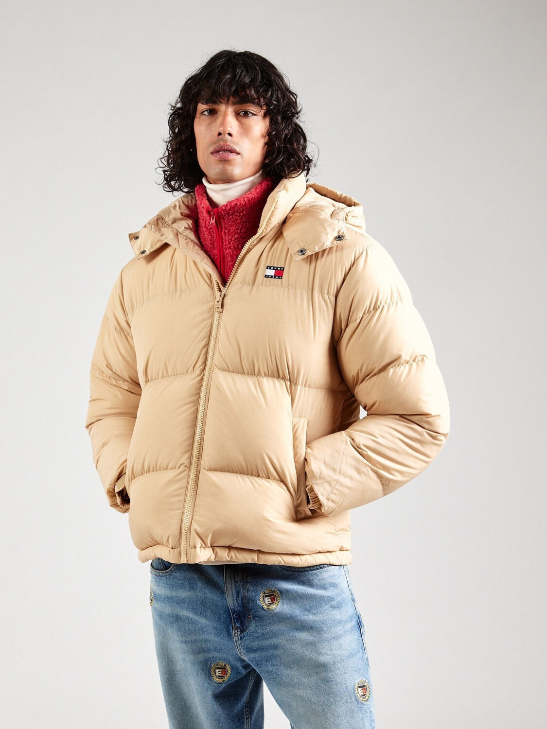 Buy Tommy Hilfiger Water Repellent Down Filled Alaska Puffer Jacket DM0DM19537 gentle gold from 140.00 Today Best Deals on idealo