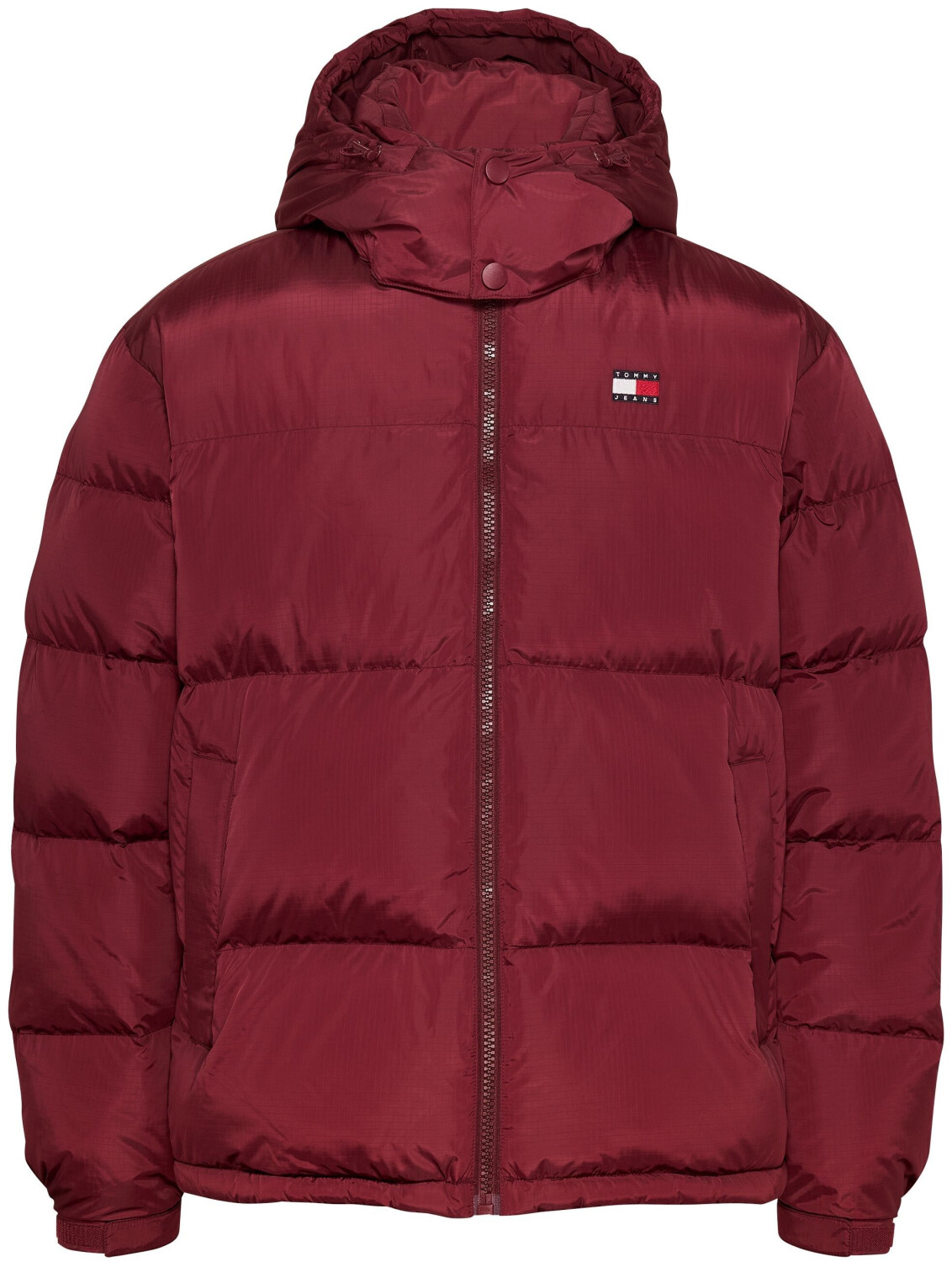 Tommy Hilfiger Water Repellent Down-Filled Alaska Puffer Jacket (DM0DM19537) deep rouge