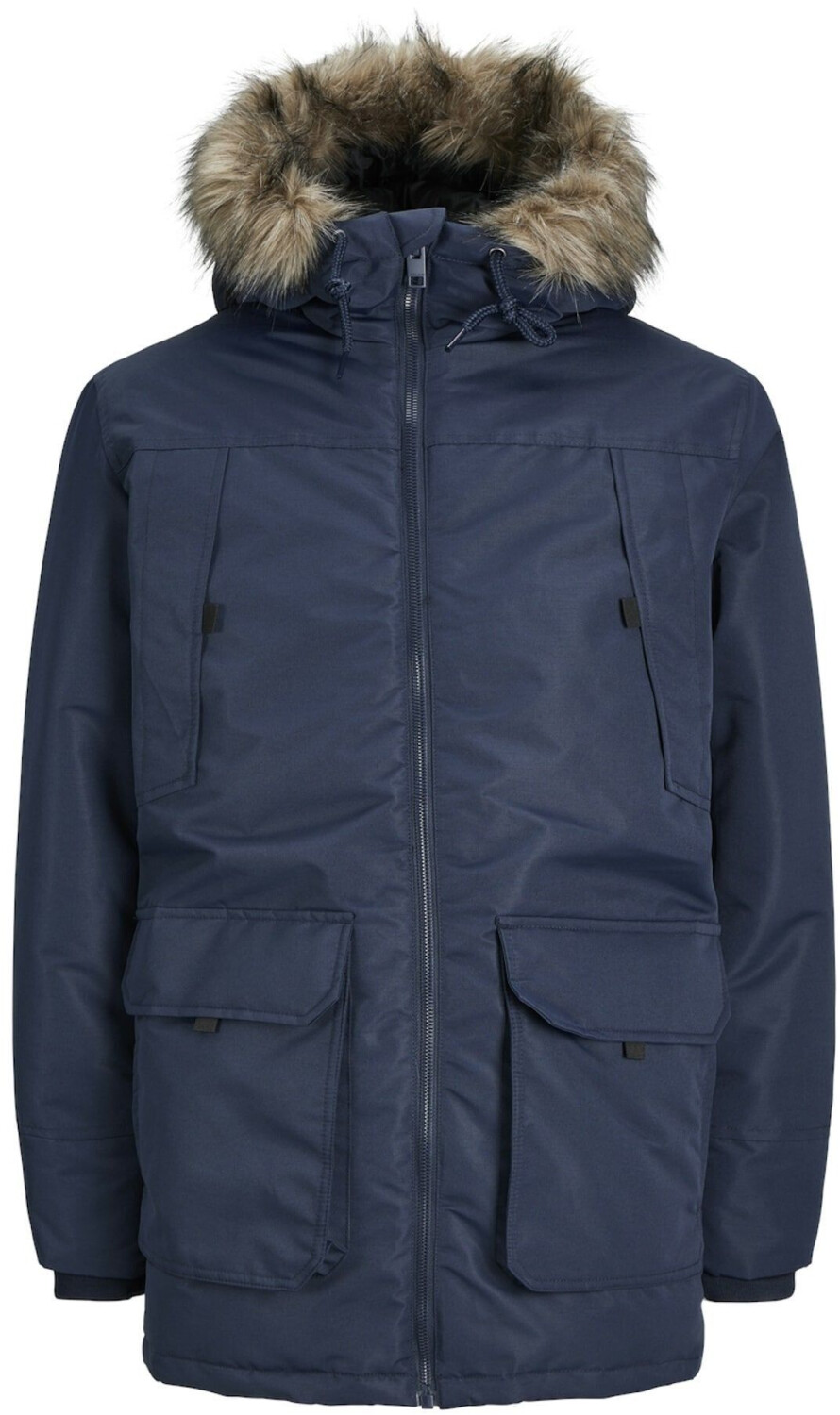 Jack & Jones Jjeconstruct Faux Fur Parka Sn (12258406) navy blazer