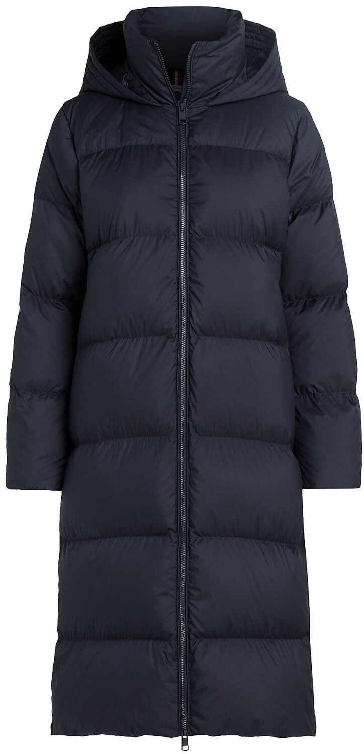 Tommy Hilfiger Daunenmantel Dunkelrot Longline Coat With Wool