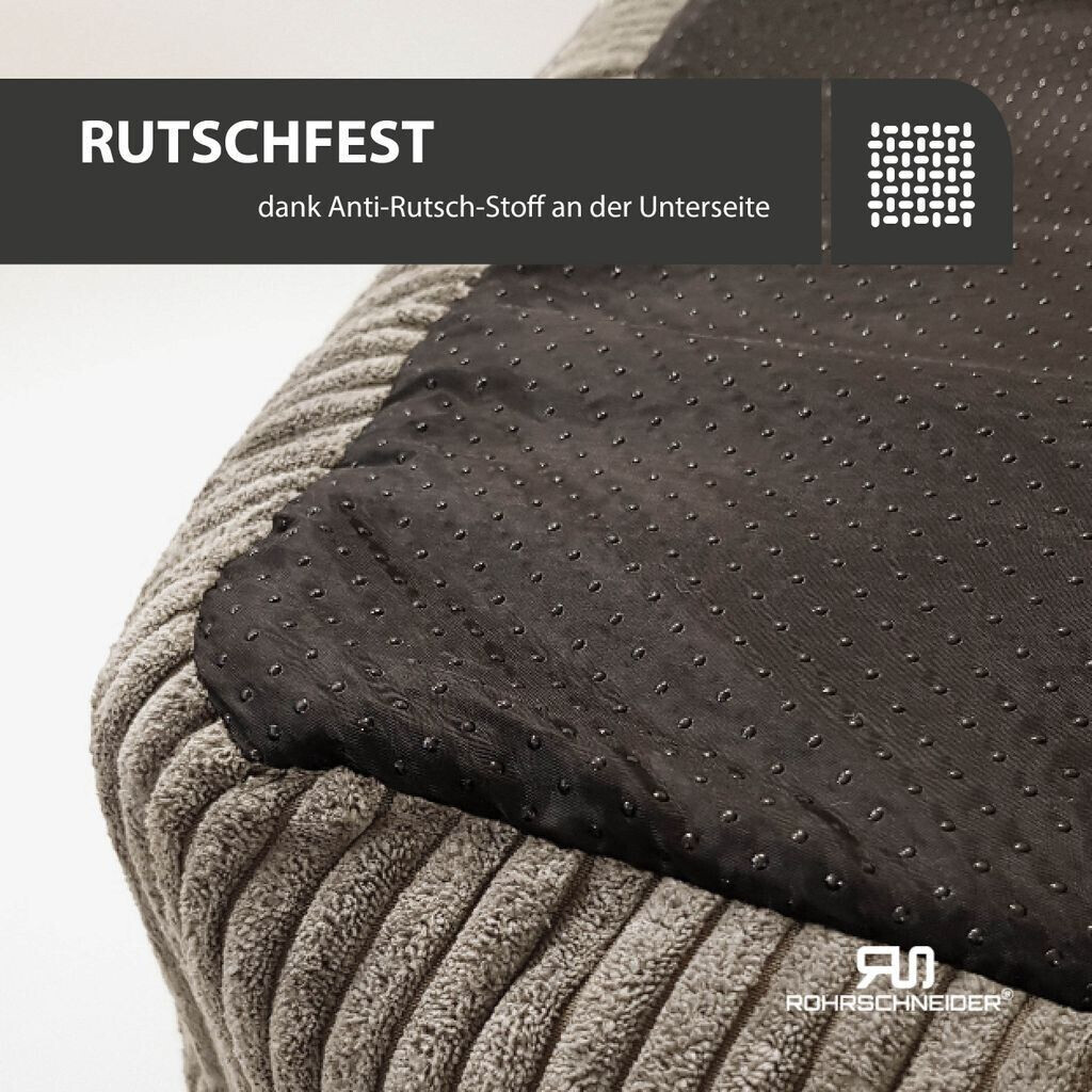 Rohrschneider Canapé pour chien 55x42cm taupe Rohrschneider Canapé pour chien 55x42cm taupe