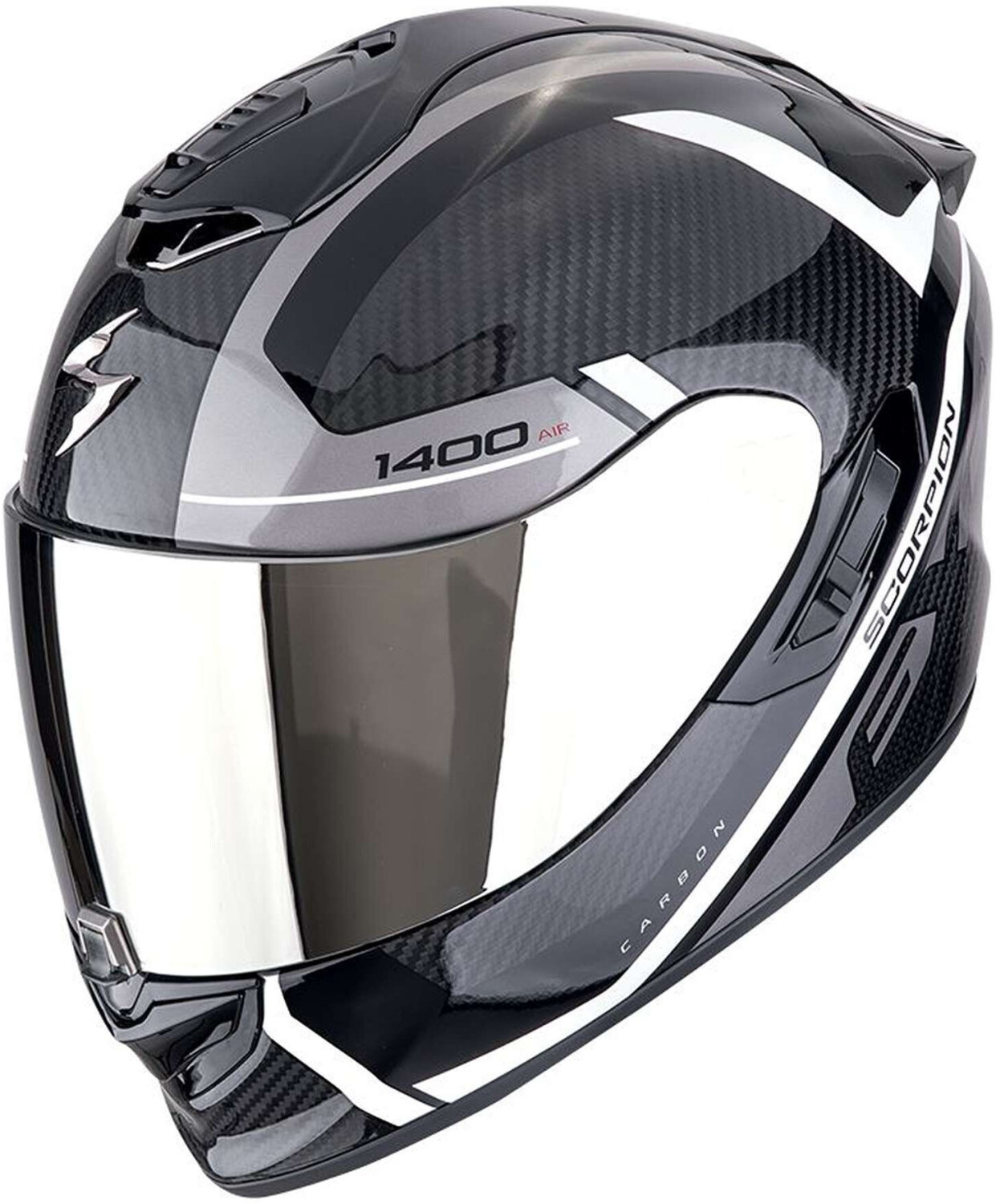 Scorpion Exo-1400 Evo II Carbon Air Enko noir/argent/blanc