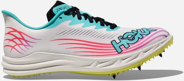 Hoka Crescendo MD 2 Shoes white cielo blue competition