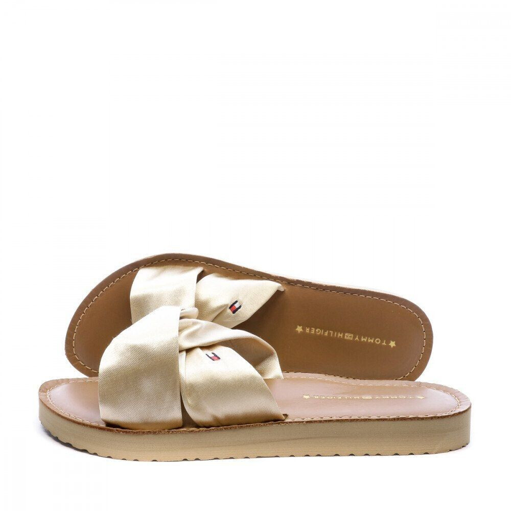 Tommy hilfiger satin beach sandals on sale