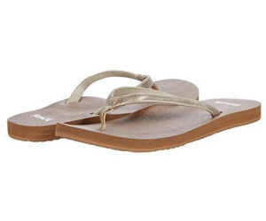 Sanuk yoga joy metallic flip flop deals