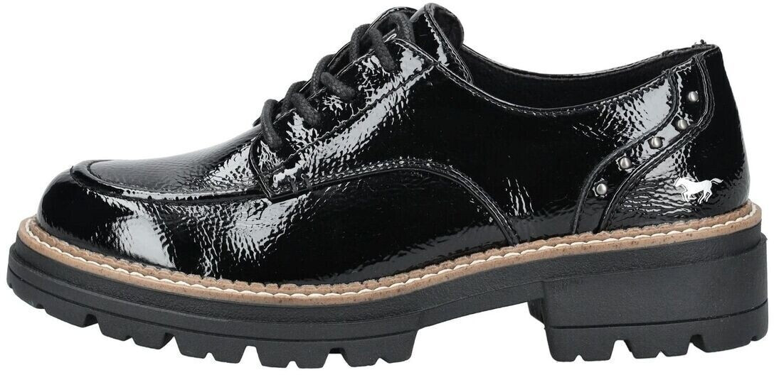MUSTANG Synthetic Leather Half Shoes black
