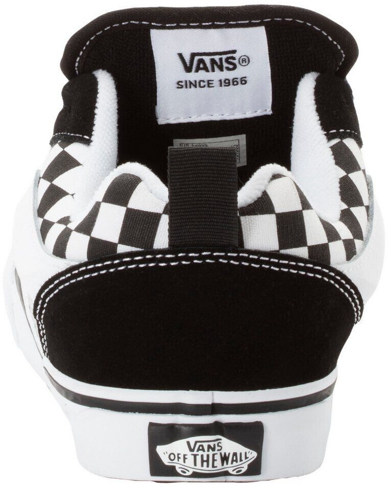 Black & white old skool mix checker trainers new arrivals
