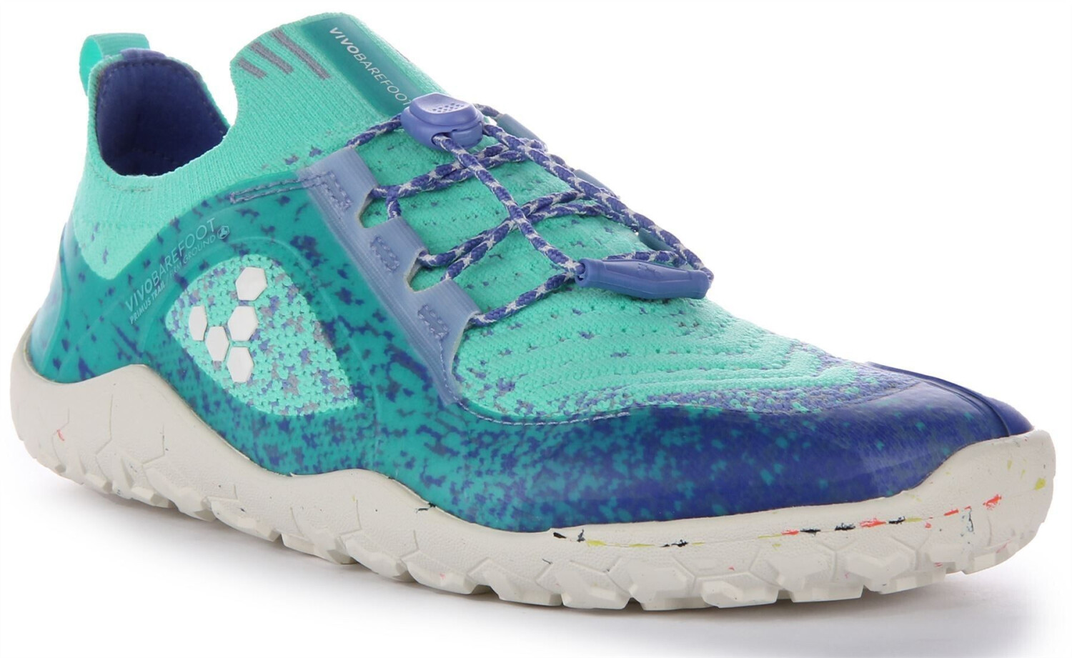 Vivobarefoot Primus Trail Knit Firm Ground Running Shoes Ocean