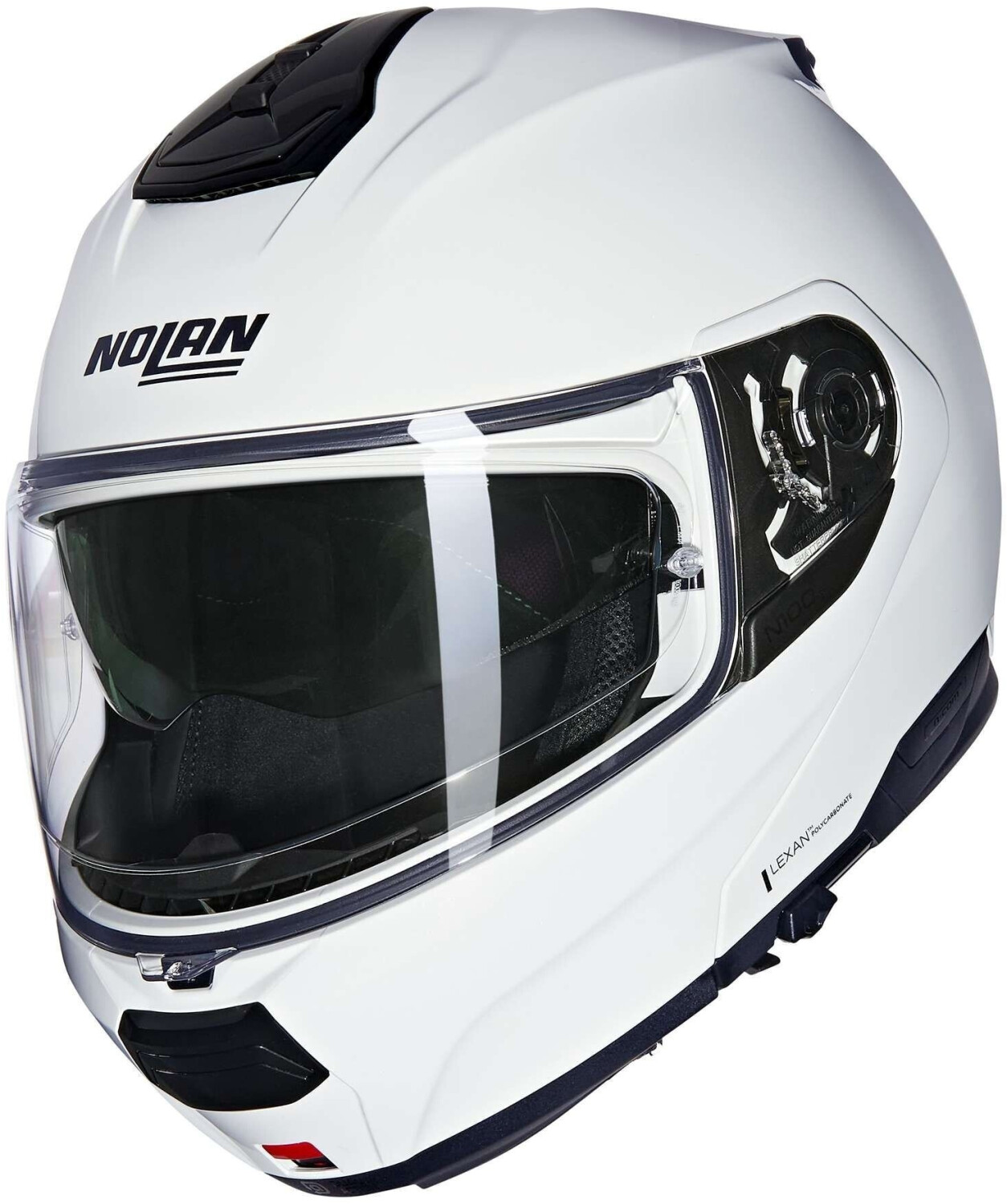 Nolan N100-6 Classico 305 blanc métalisé