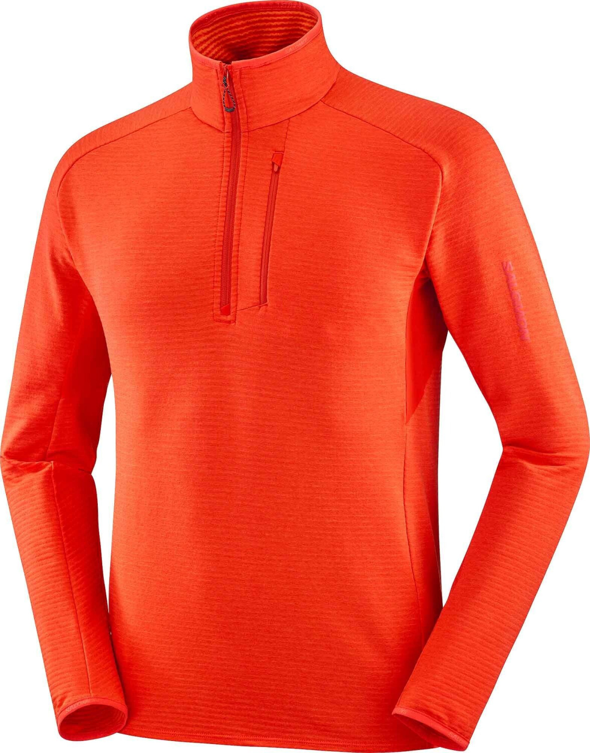 Salomon Essential Lightwarm Midlayer Half-Zip Men cherry tomato