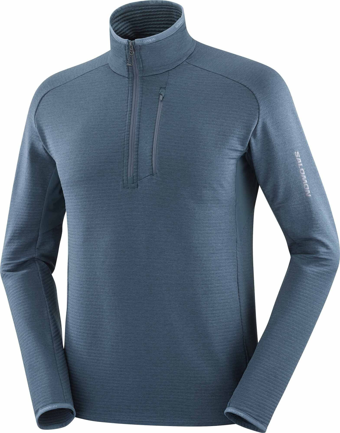 Salomon Essential Lightwarm Midlayer Half Zip Men midnight navy au meilleur prix sur idealo