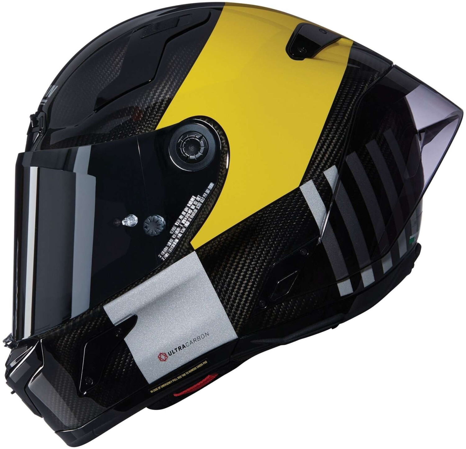 Nolan X-804 RS Ultra Carbon Combo 350 noir/jaune/gris