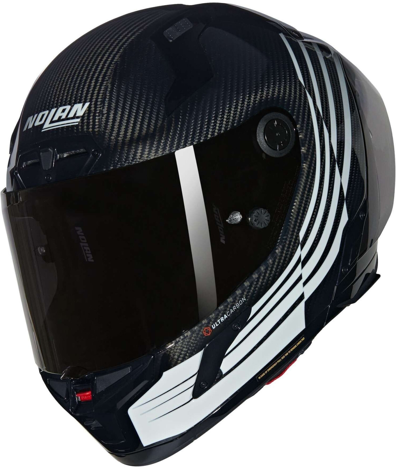 Nolan X-804 RS Ultra Carbon ALA 345 noir/blanc