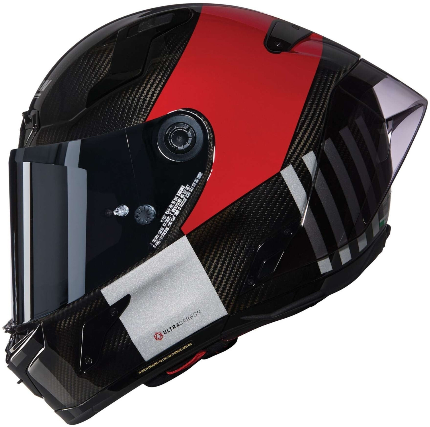 Nolan X-804 RS Ultra Carbon Combo Gara 351 noir/rouge/gris