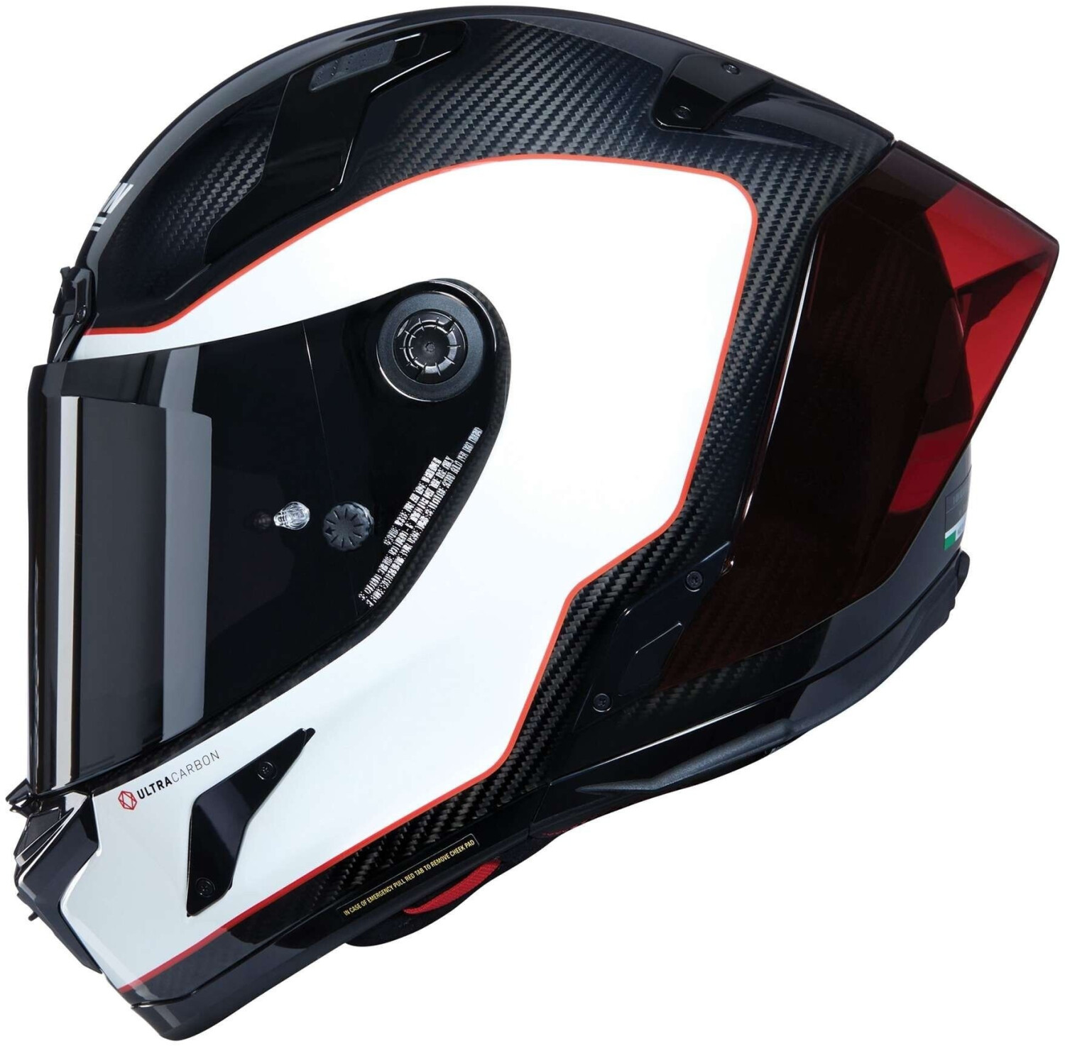 Nolan X-804 RS Ultra Carbon Asso Di Picche 343 noir/blanc
