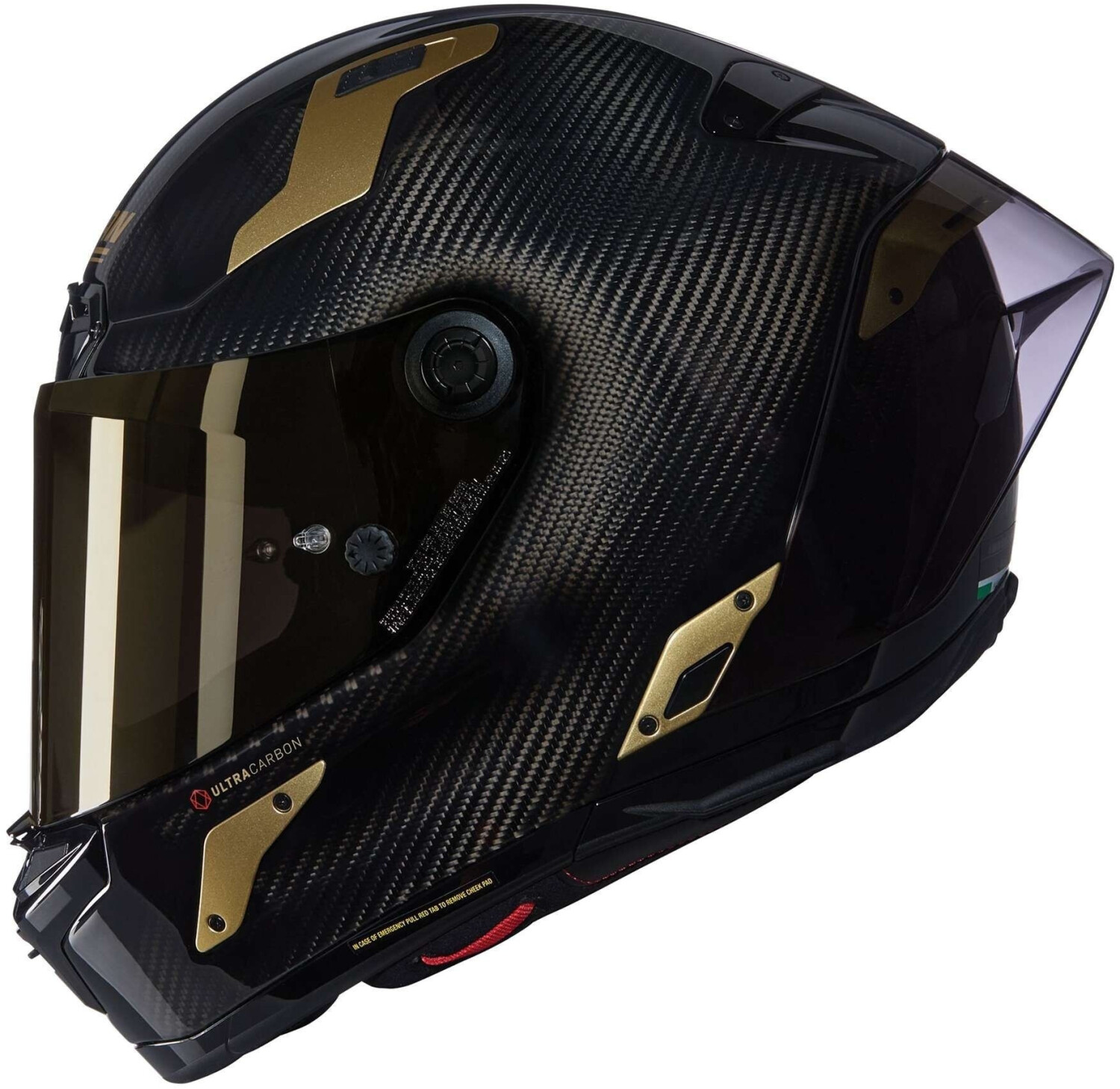 Nolan X-804 RS Ultra Carbon Aureo 330 noir/or