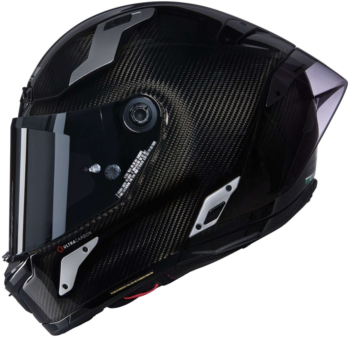 Nolan X-804 RS Ultra Carbon Argento 332 noir/argent