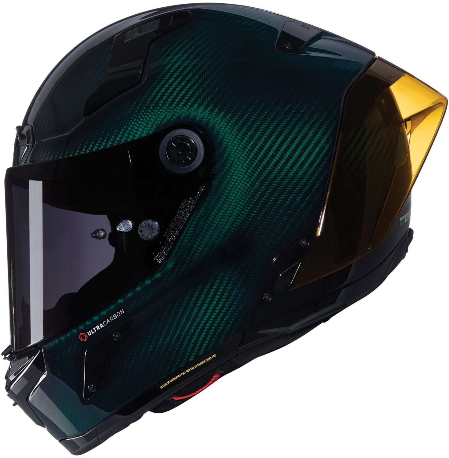 Nolan X-804 RS Ultra Carbon Liquido 327 noir/vert