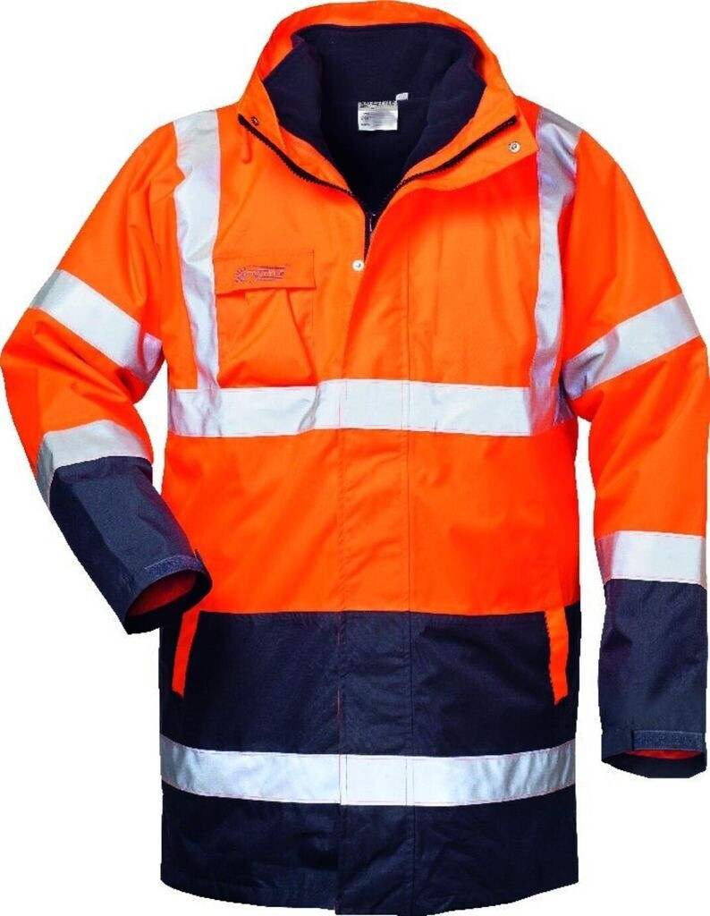 Safestyle warning protection-Parka 4-in-1 TRAVIS orange/marine Orange
