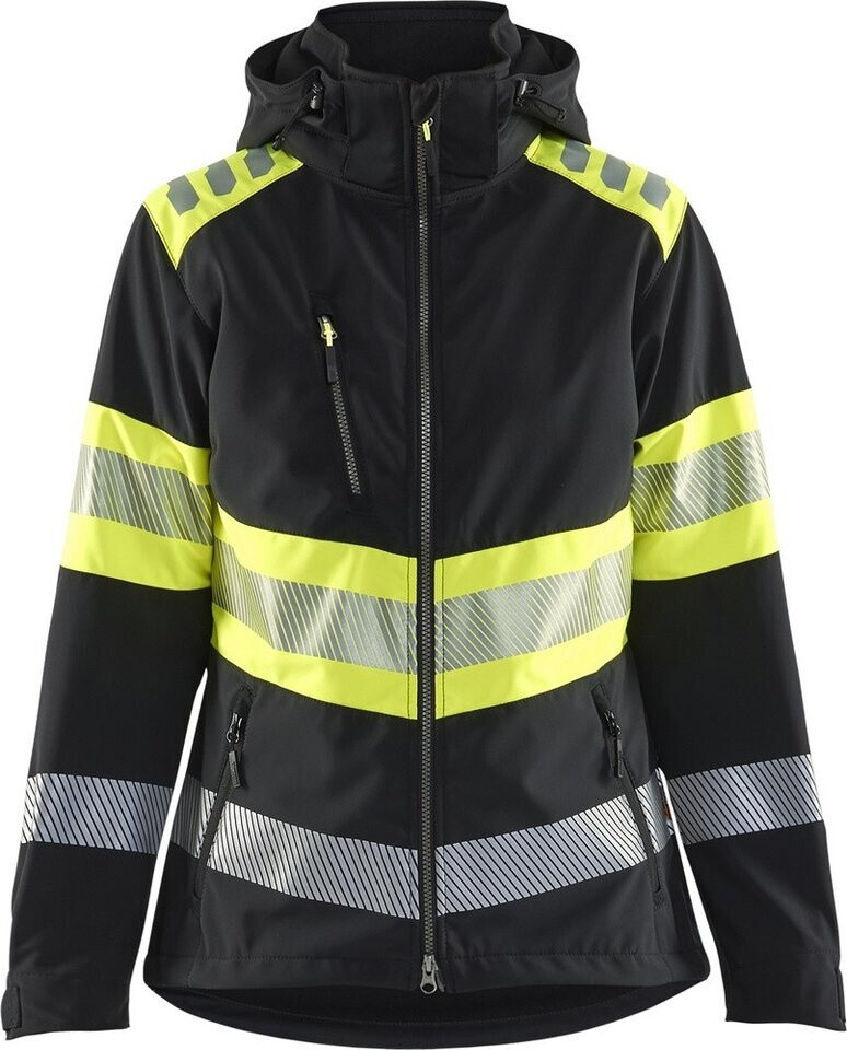 Blakläder Lady Warning predection Softshelljacket Kl. 1 4404 black/yellow