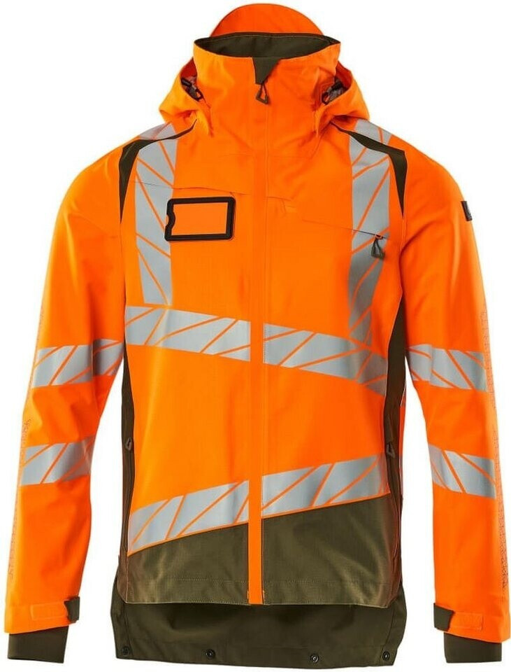 Mascot Workwear warning protection rain jacke zweifarbig ACCELERATEAFE orange/moosgrün