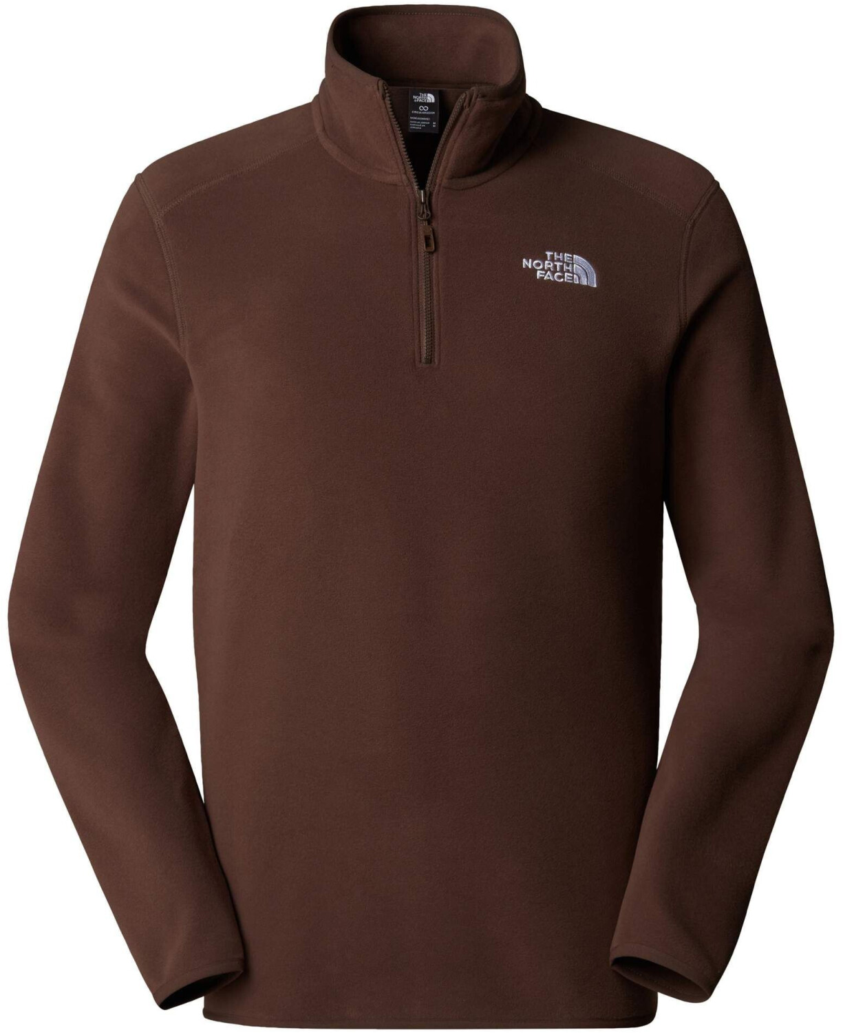 The North Face 100 Glacier 1/4 Zip Fleece (NFOA855W) smokey brown