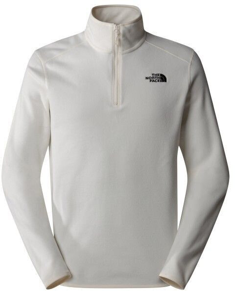 The North Face 100 Glacier 1/4 Zip Fleece (NFOA855W) white dune