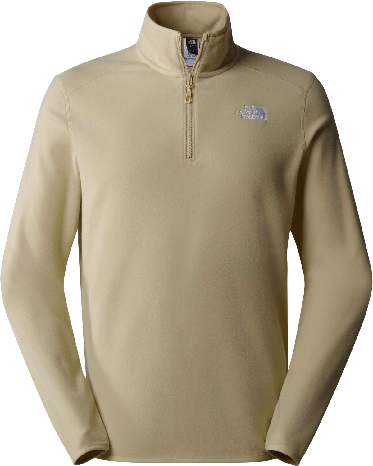 The North Face 100 Glacier 1/4 Zip Fleece (NFOA855W) zion orange/concrete grey