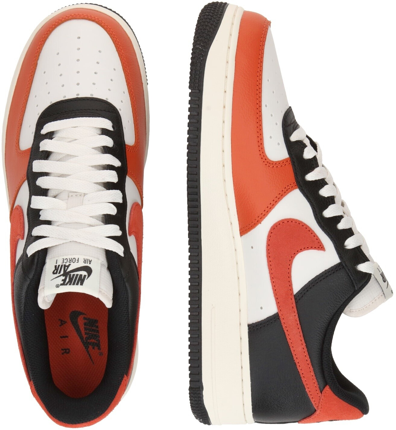 Nike Air Force 1 07 Lv8 Mens Trainers Black Phantom Pale Ivory Vintage Coral Sz8 Nike Air Force 1  main image 3