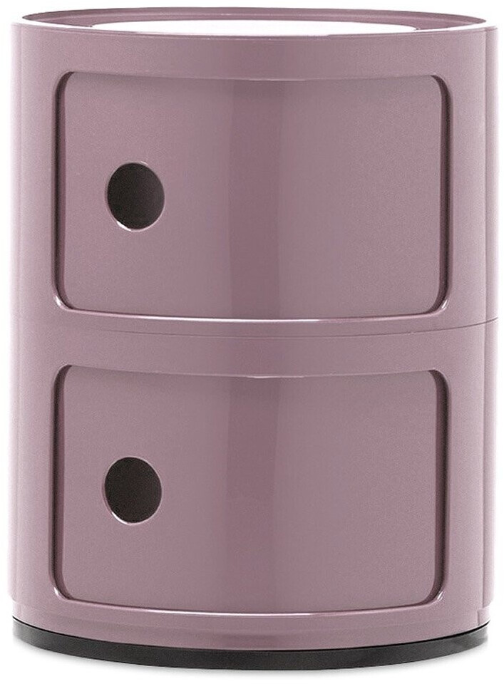 Kartell Componibili 2 containers mauve/glossy 40x32cm