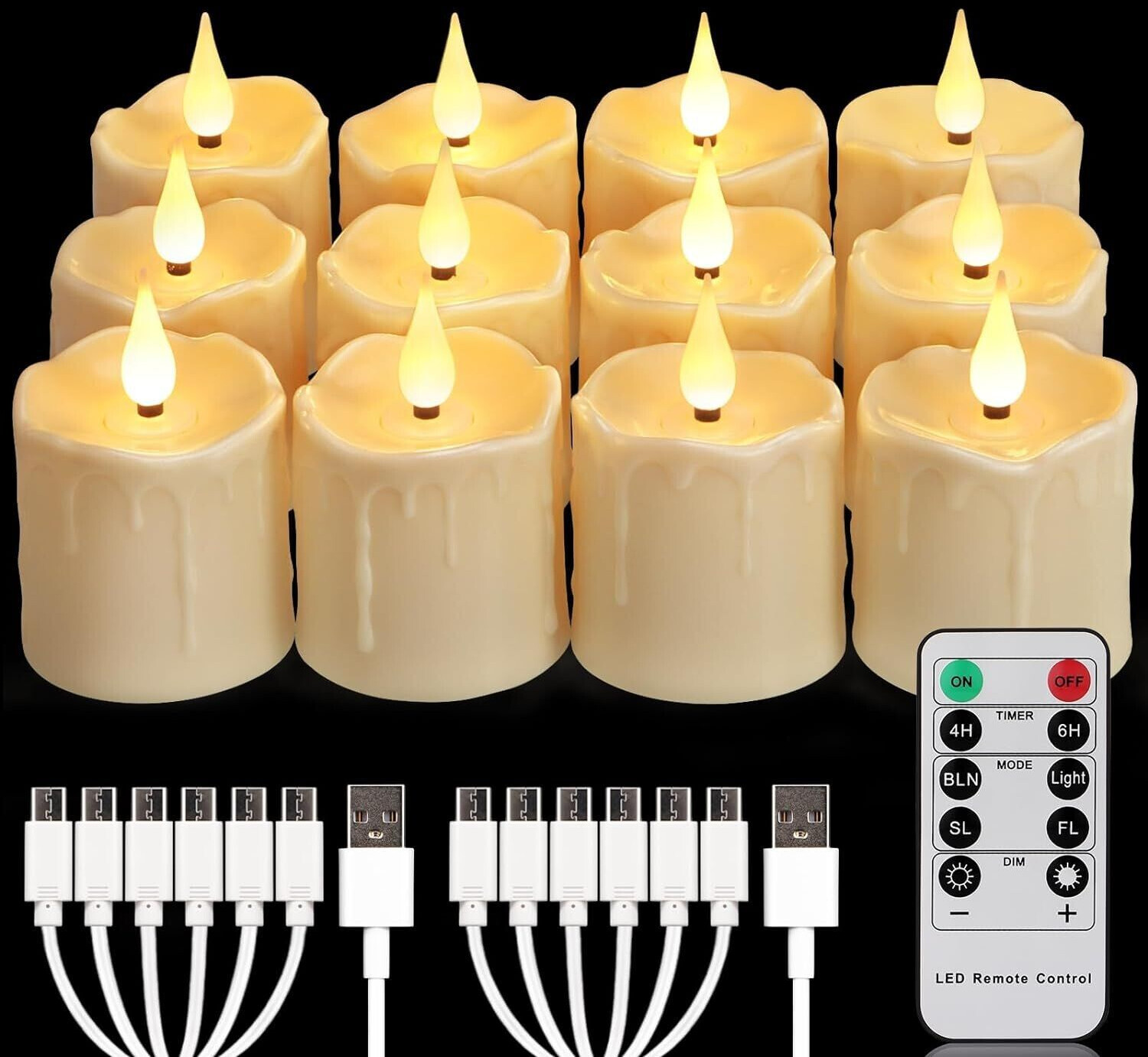 Elegantes Freepower Led Kerzen Bild