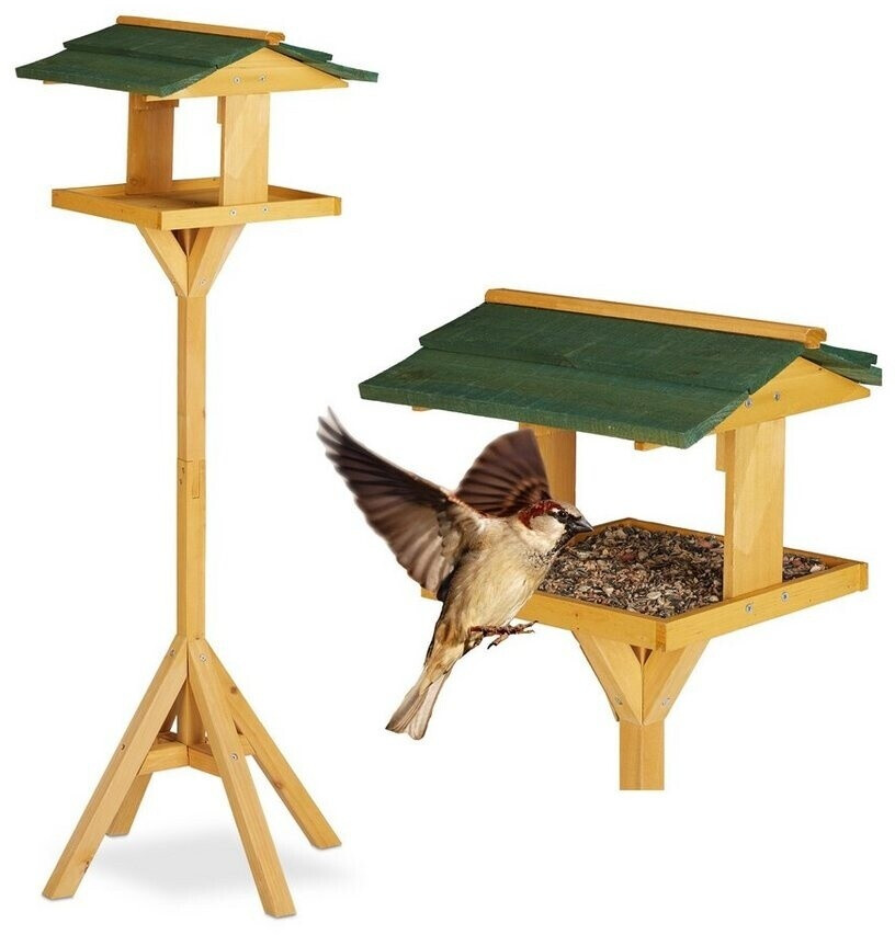 Relaxdays Birdhouse with stand (10026060)