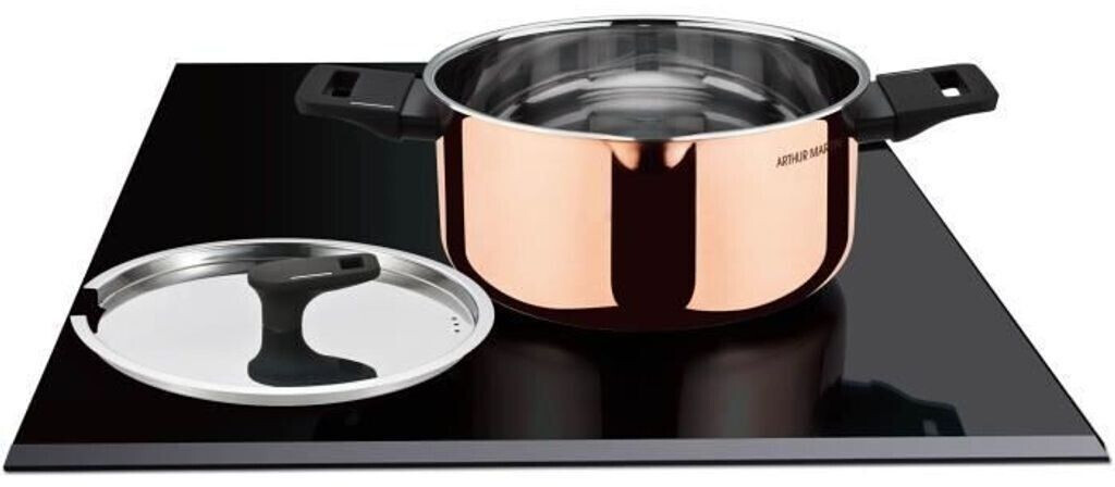 Arthur Martin Faitout Triple Action cuivre aluminium inox 24 cm