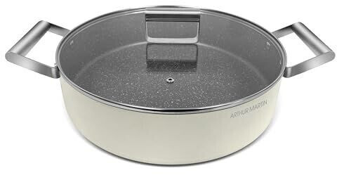 Arthur Martin Faitout aluminium forgé antiadhésif amovible 24 cm