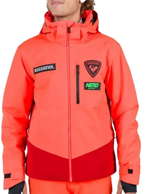 Rossignol Hero Blackside neon red