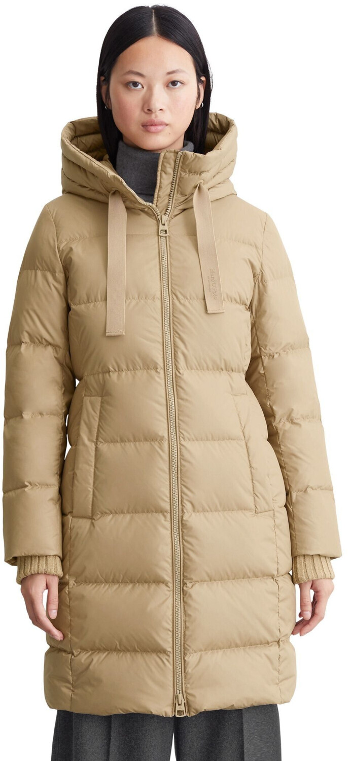 Polo Daunenmantel Marco Polo Parka Damen Beige Kapuzen