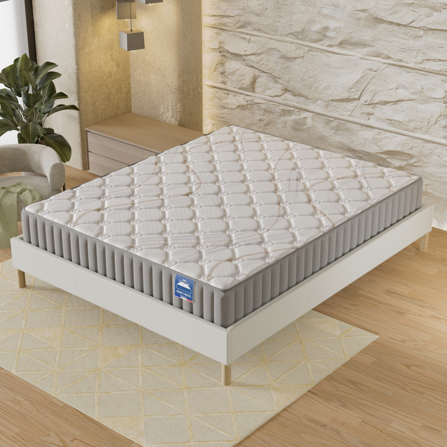Sensoreve Matelas 180 x 200 cm Latex (205110724)
