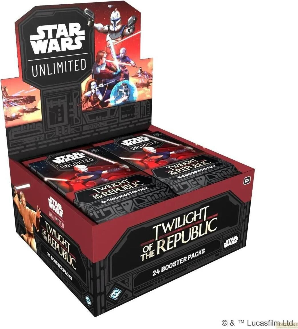 Fantasy Flight Games Star Wars Unlimited Twilight of The Republic Booster 24er Display (EN)