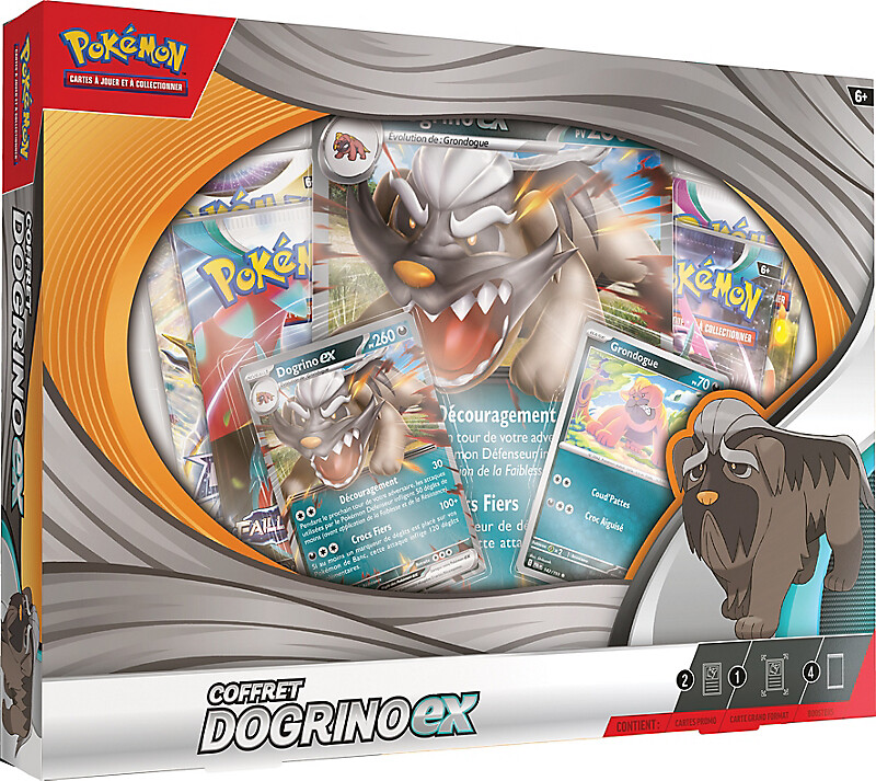 Asmodée Pokémon Coffret Dogrino-ex (français)